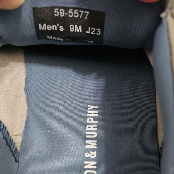 RIGHT SHOE ONLY Men's Johnston and Murphy sneaker. size 9M gray - Picture 10 of 10